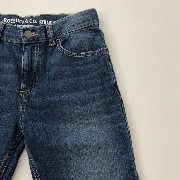 Roebuck & Co. Jeans Boys Straight Leg Denim Pants Size 14 (28x29) 100% Cotton - Picture 4 of 14
